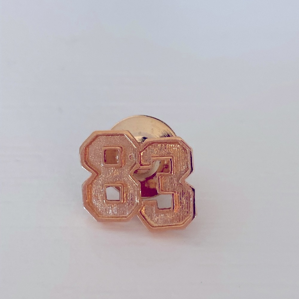 Vintage Avon # 83 Gold tone pin with back closure. Rare